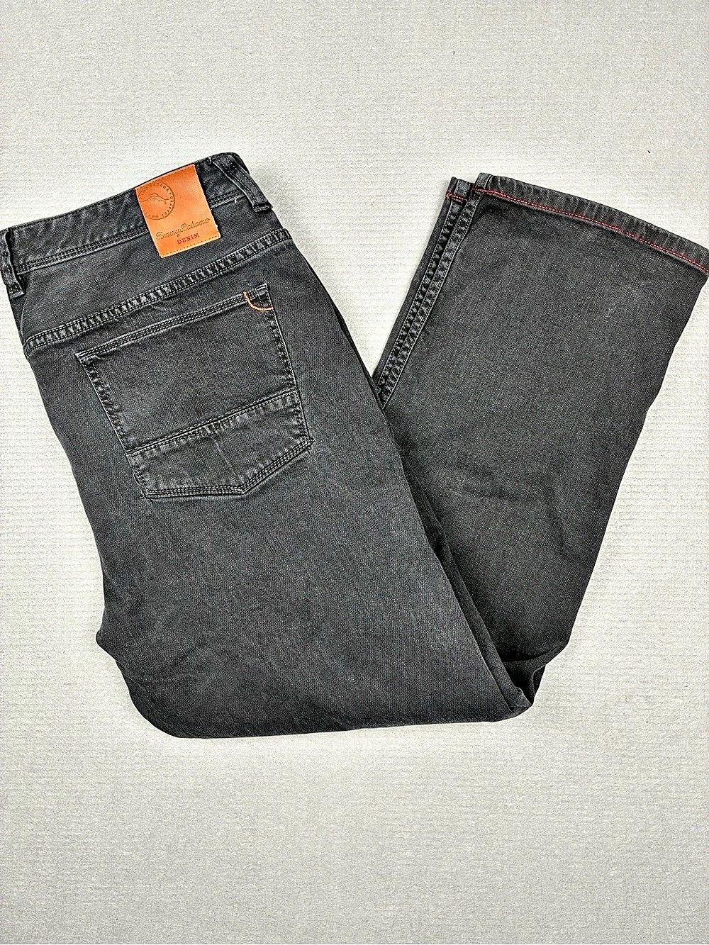 Tommy Bahama Sand Drifter Jeans Black Straight Mens 38x30 Denim Pants